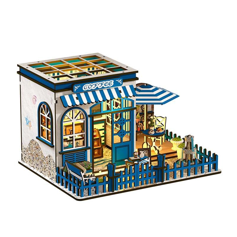 Seaside Coffee House Miniature House Kit