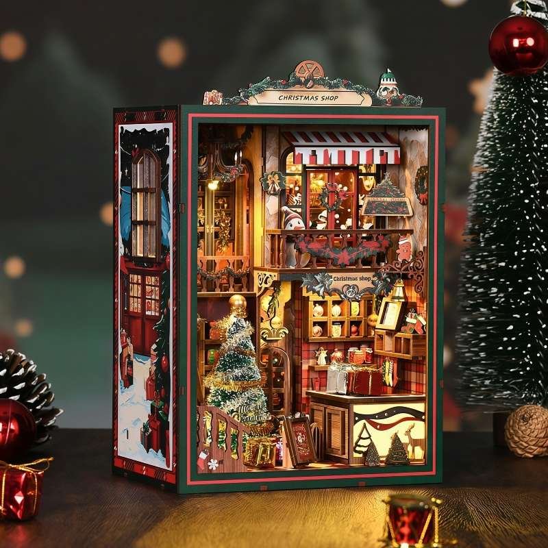 Christmas Shop Miniature House Kit