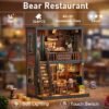 Bear Bistro Time Miniature House Kit