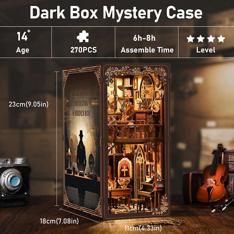 The Secret Case Files Detective Book Nook Kit The Secret Case Files Detective Book Nook Kit