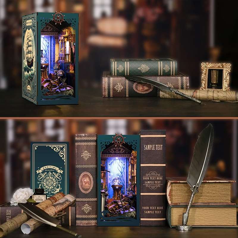 Lost Ocean Ruins DIY Book Nook Kit Lost Ocean Ruins DIY Book Nook Kit