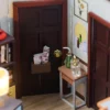 Romantic Friends Apartment DIY Wooden Dollhouse Kit with Furniture & Miniature Decor